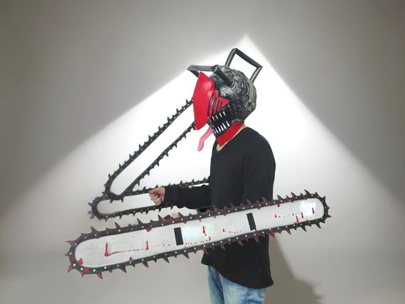 Denji Chainsaw Man Cosplay, Chainsaw Man Character Mask Cosplay Headgear