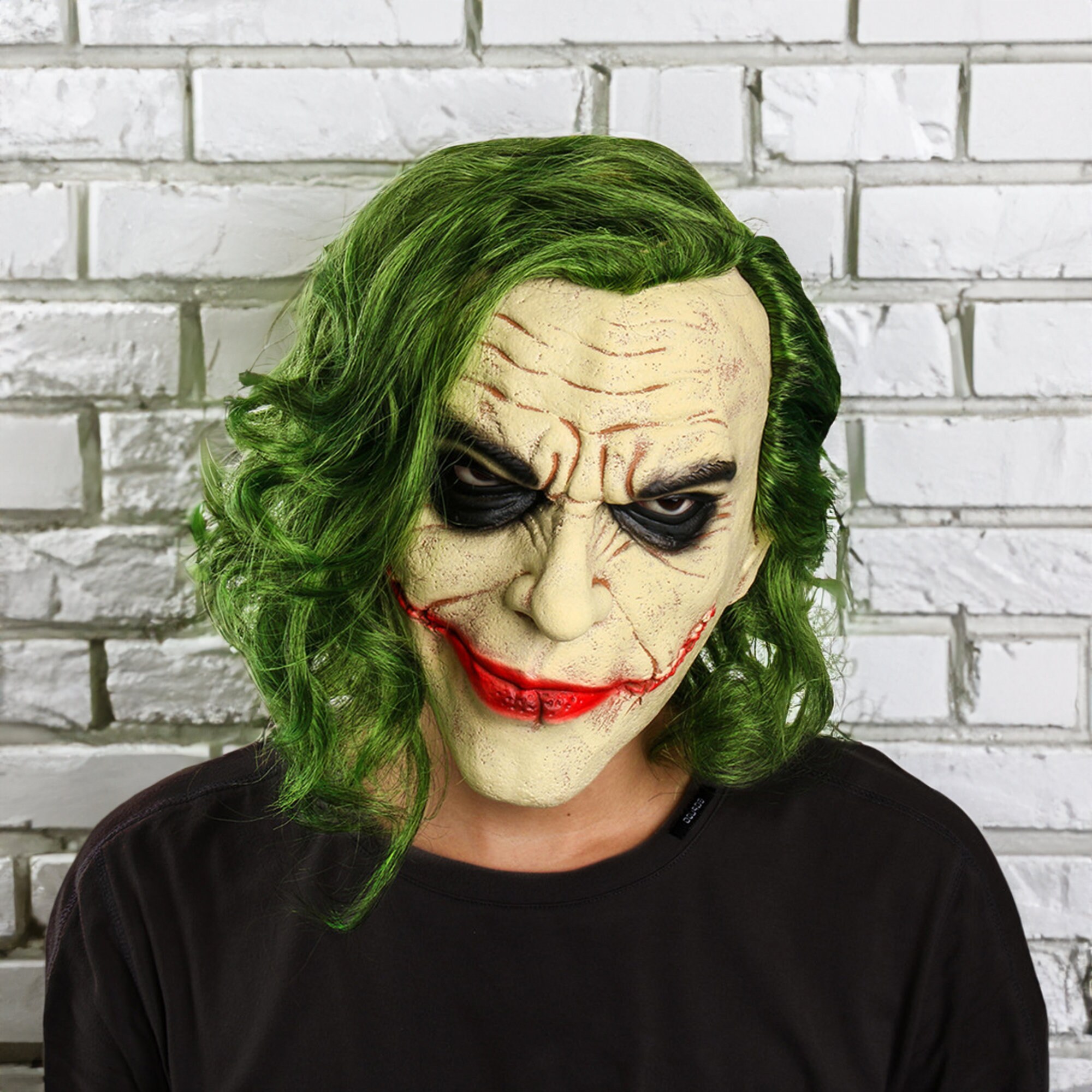 Joker Halloween Scary Face #3 Adult Cloth Face Covering /Washable/Handmade