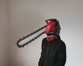 Denji Chainsaw Man Cosplay, Chainsaw Man Character Mask Cosplay Headgear