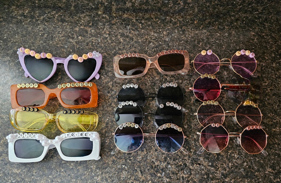 Custom Retro Kandi Sunglasses Raves Music Festivals - Etsy display picture 1