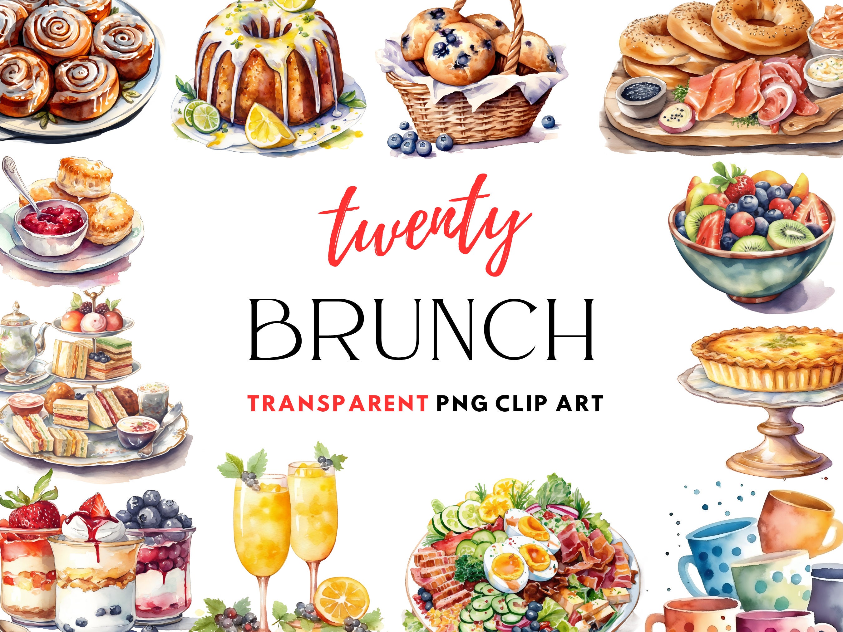 Saturday Brunch Clipart Free