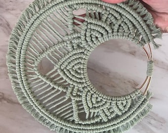 Mandala macramè da appendere alla parete