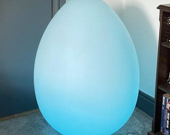Lampada da terra a forma di uovo XXL