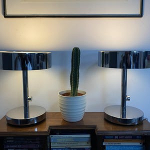Pair of IKEA Stockholm 2017, Ola Wihlborg, Dimmable Chrome and