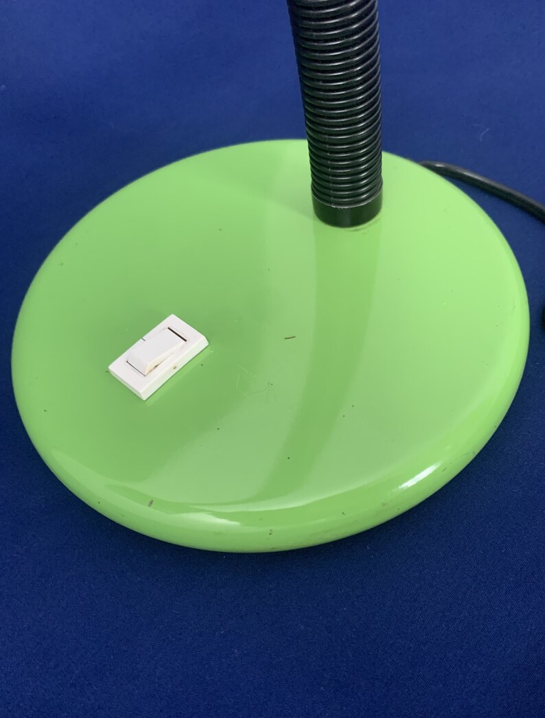 1970s Green Targetti Sankey Italian Designer Desk Lamp Etsy Australia