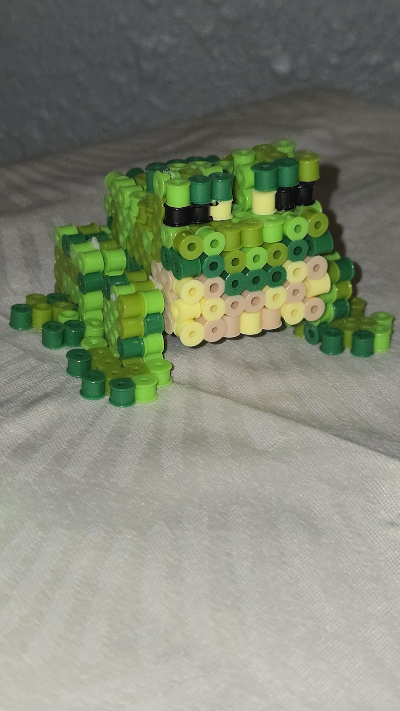 Froggert the Frog Perler Bead 3D - Etsy