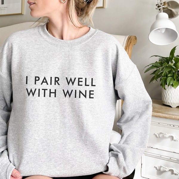 In A Relationship With Wine Sweatshirt