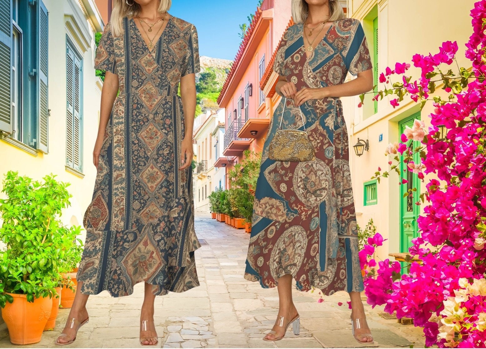 Turkish Maxi Dress - Etsy