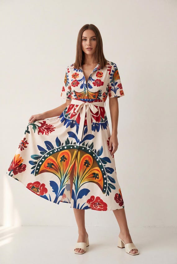 boho maxi shirt dress Sweet Magnolia Mornings Maxi Dress 3XL