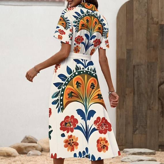 boat neck maxi dress pattern Floral Reverie Boatneck Maxi Dress S