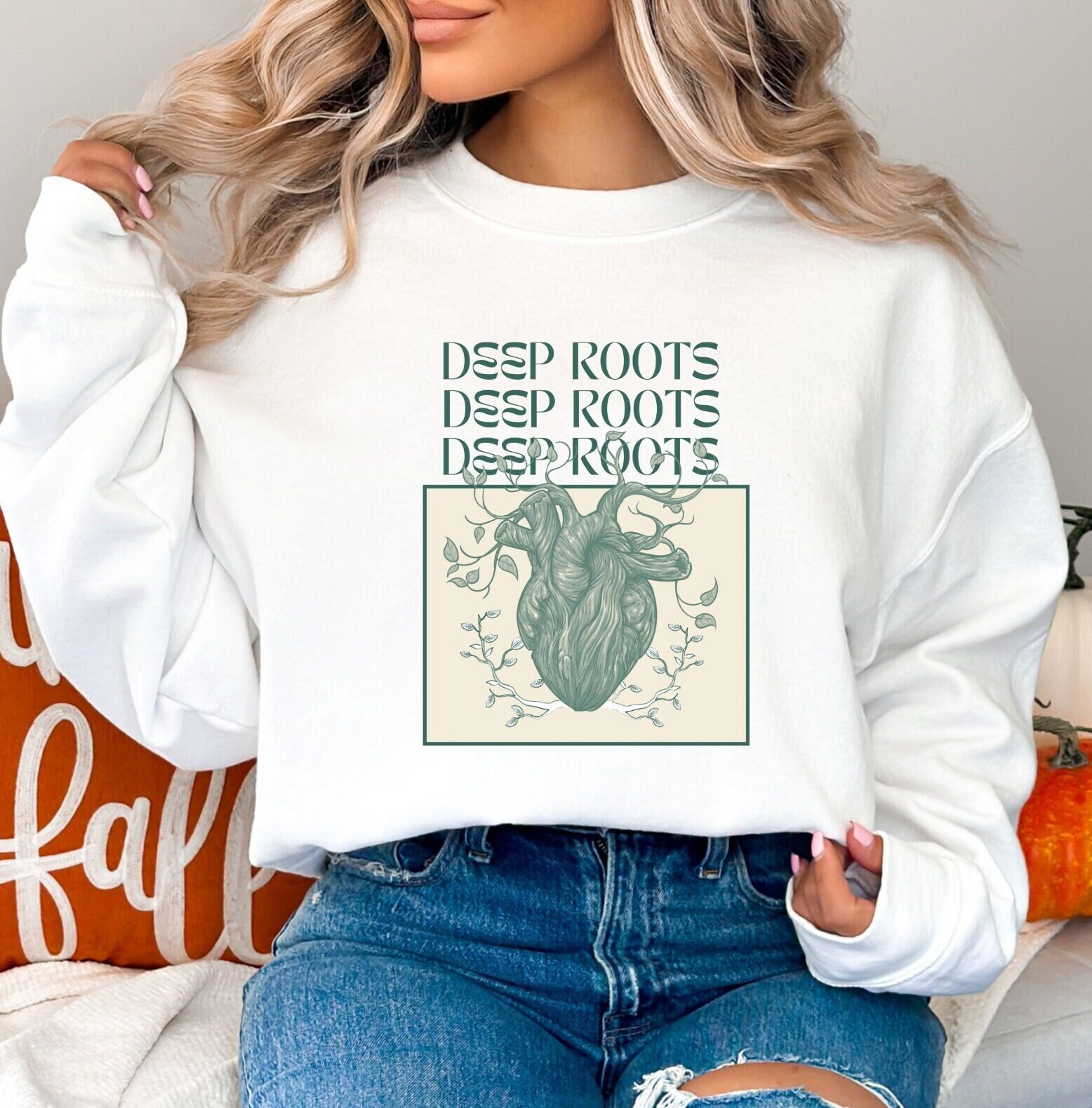 Green 2025 roots sweater