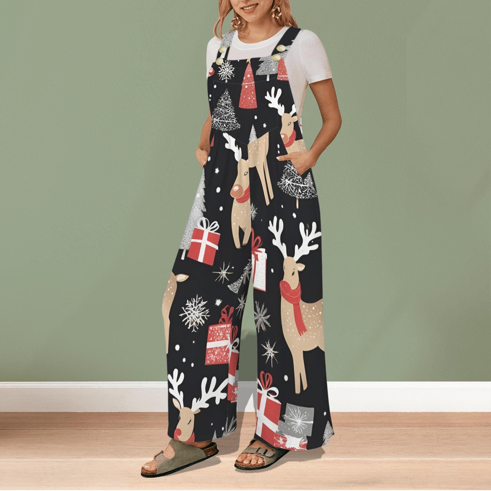 Christmas Party Jumpsuits For Women 2023 Christmas Jumpsuit For