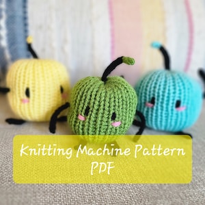 Junimo Forest Spirit Pattern PDF - Sentro or Addi Circular Knitting Machine, Stardew Valley