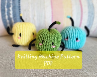 Junimo Forest Spirit Pattern PDF - Sentro or Addi Circular Knitting Machine, Stardew Valley