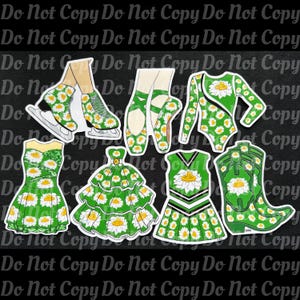 Assortimento di adesivi a forma di fiore di cactus