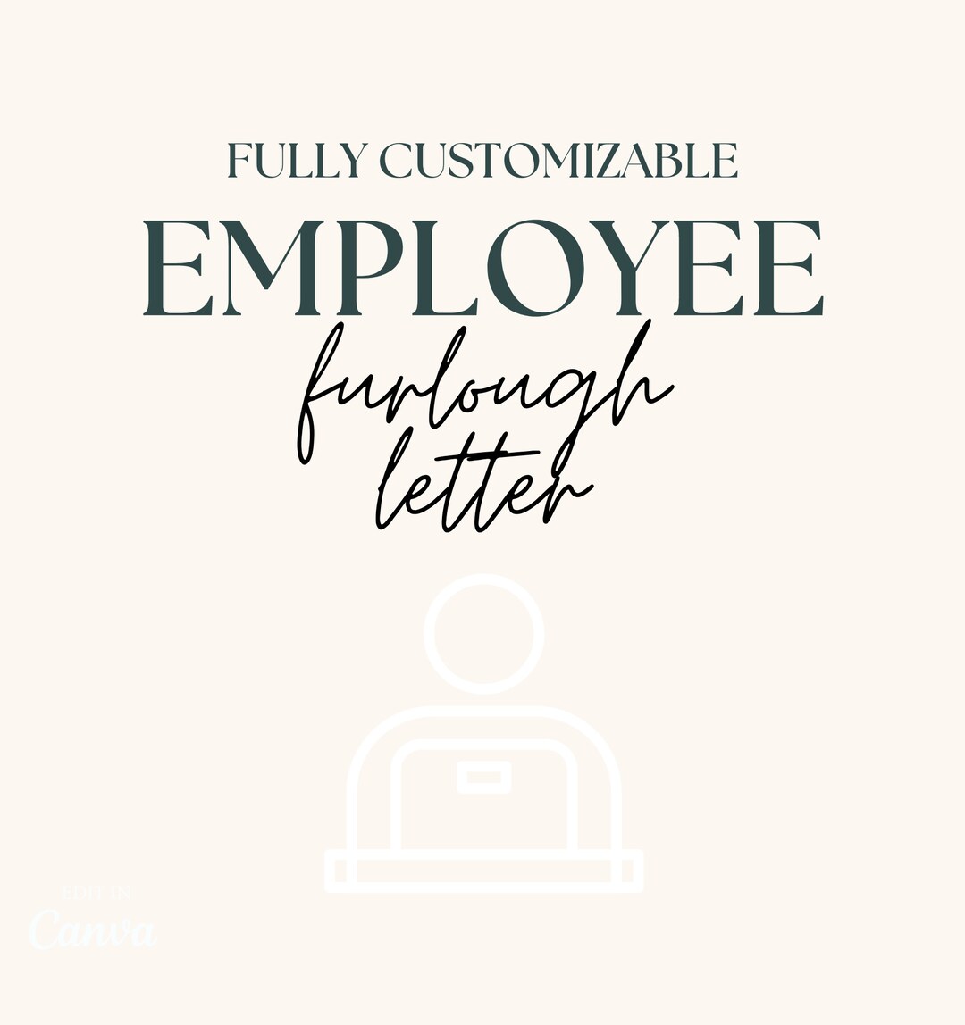 Furlough Letter, Editable Furlough Letter, Lay off Letter, Leave Letter