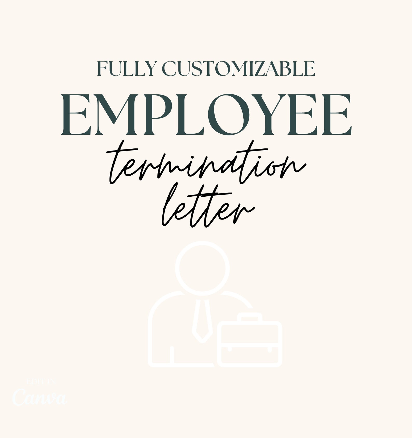 Termination Letter, Letter of Termination, Notice of Termination