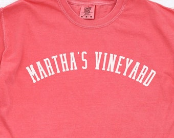 Comfort Colors Martha's Vineyard T-Shirt: Oversized Beach Tee