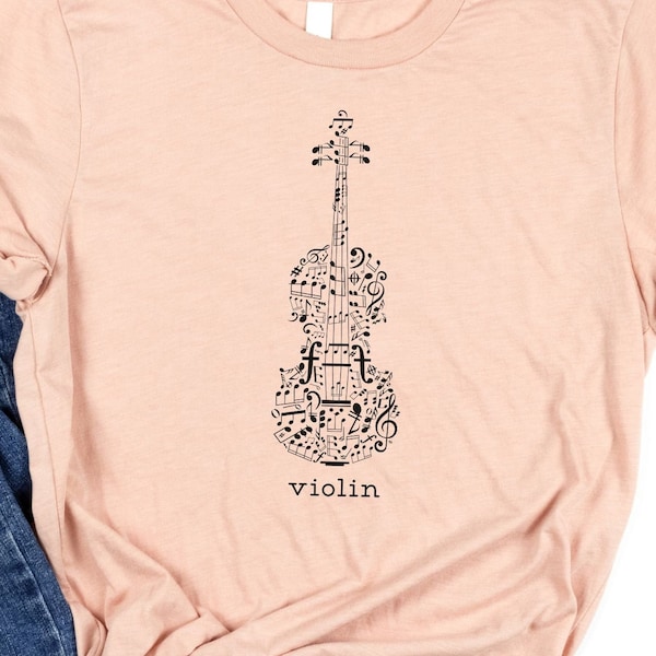 Violinist Shirt, Violin Lover, Violin Gift, Music Teacher Gift, Classical Music Gift, Music Lover, Violin Musician Gift, Violin Player Gift