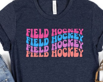 Retro Field Hockey Player Shirt: Coaching Gift