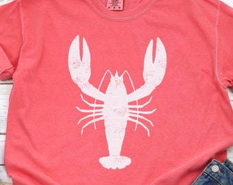 Comfort Colors Lobster T-Shirt: Vintage Maine Vacation Tee