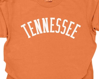 Comfort Colors Tennessee Shirt: Game Day Tee, State Pride Apparel