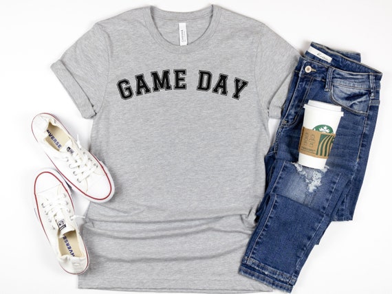 Game Day Tee, Bella Canvas Unisex Football Shirt