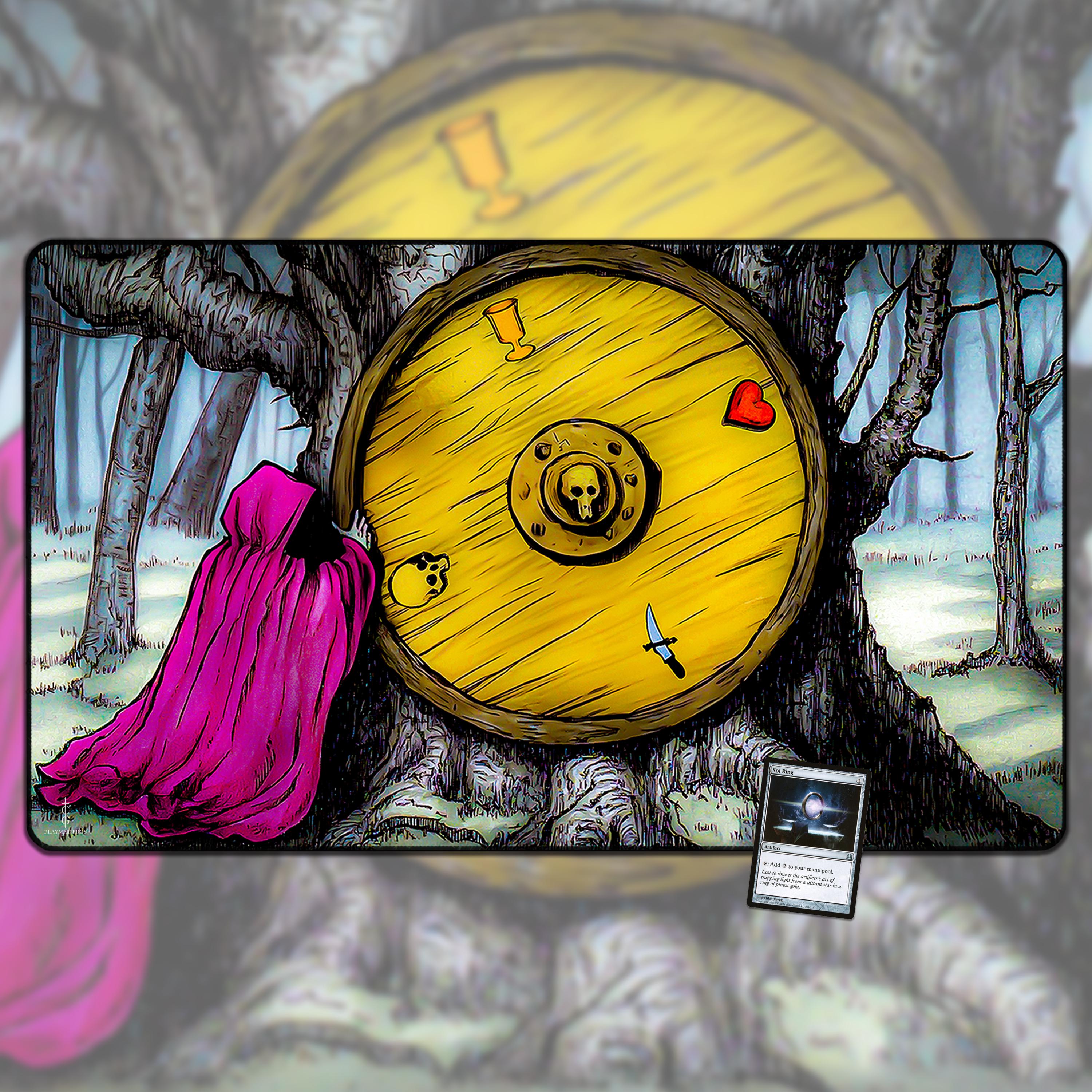 Wheel of Fortune TCG Playmat and Gaming Mousepad, MTG & Yugioh