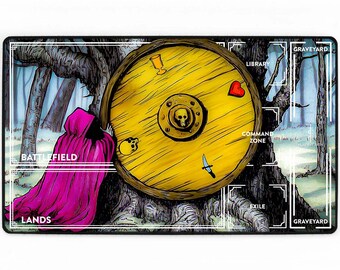 Tapis De Jeu Paramint Magic The Gathering – Design Exclusif, Antidérapant, Bords Cousus Pour MTG, Yu-Gi-Oh Et TCG