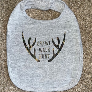 Crawl Walk Hunt Bib