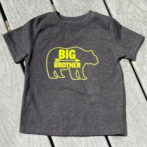 Gran Hermano Grapbic Tee / hermano mayor / hermano Oso / ascendido a hermano mayor / camiseta de hermano mayor / camiseta de hermano / camiseta gráfica de niño / niños T /