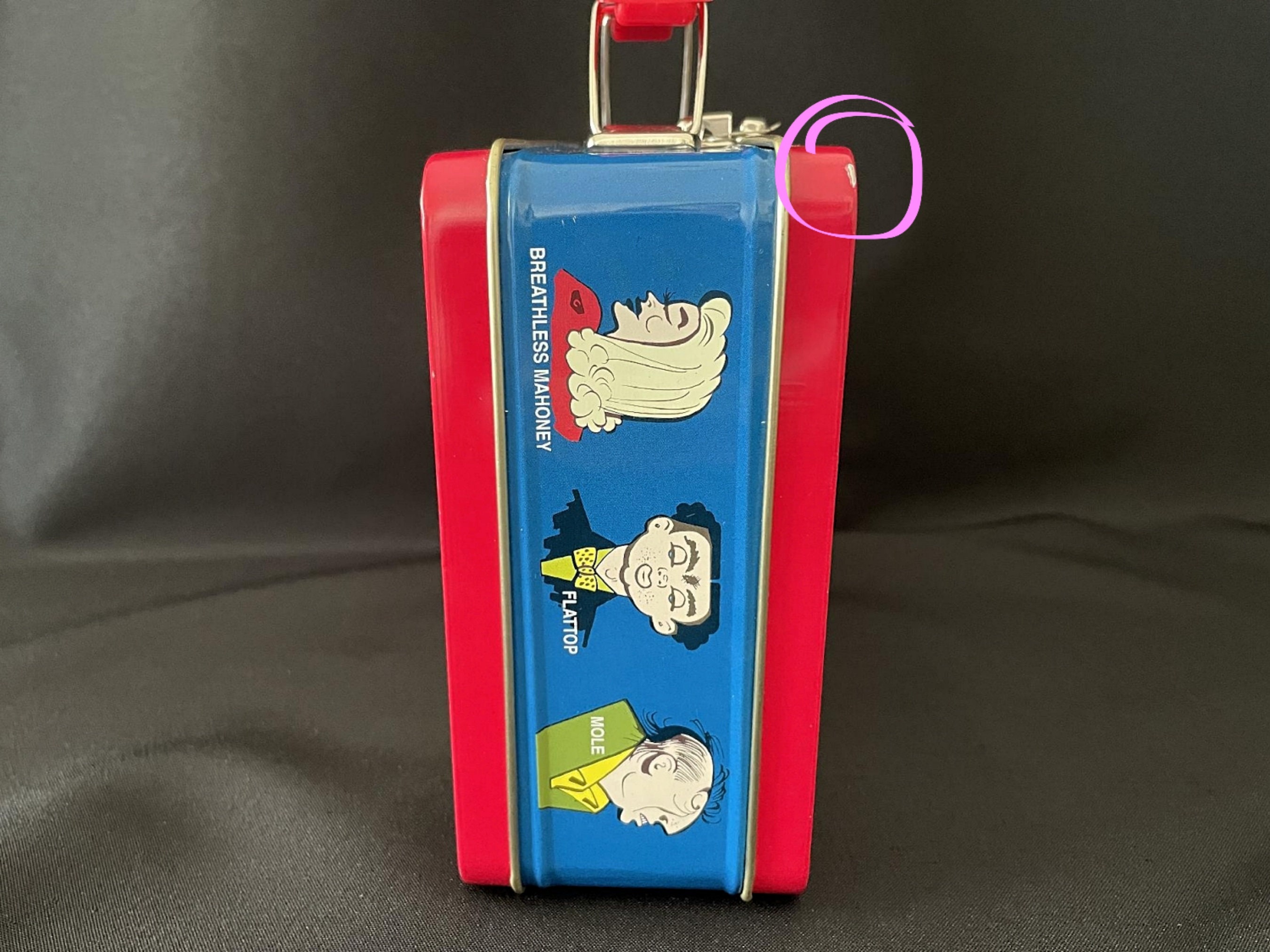 Dick Tracy Limited Edition Tin Metal Lunch Box Candy 1998