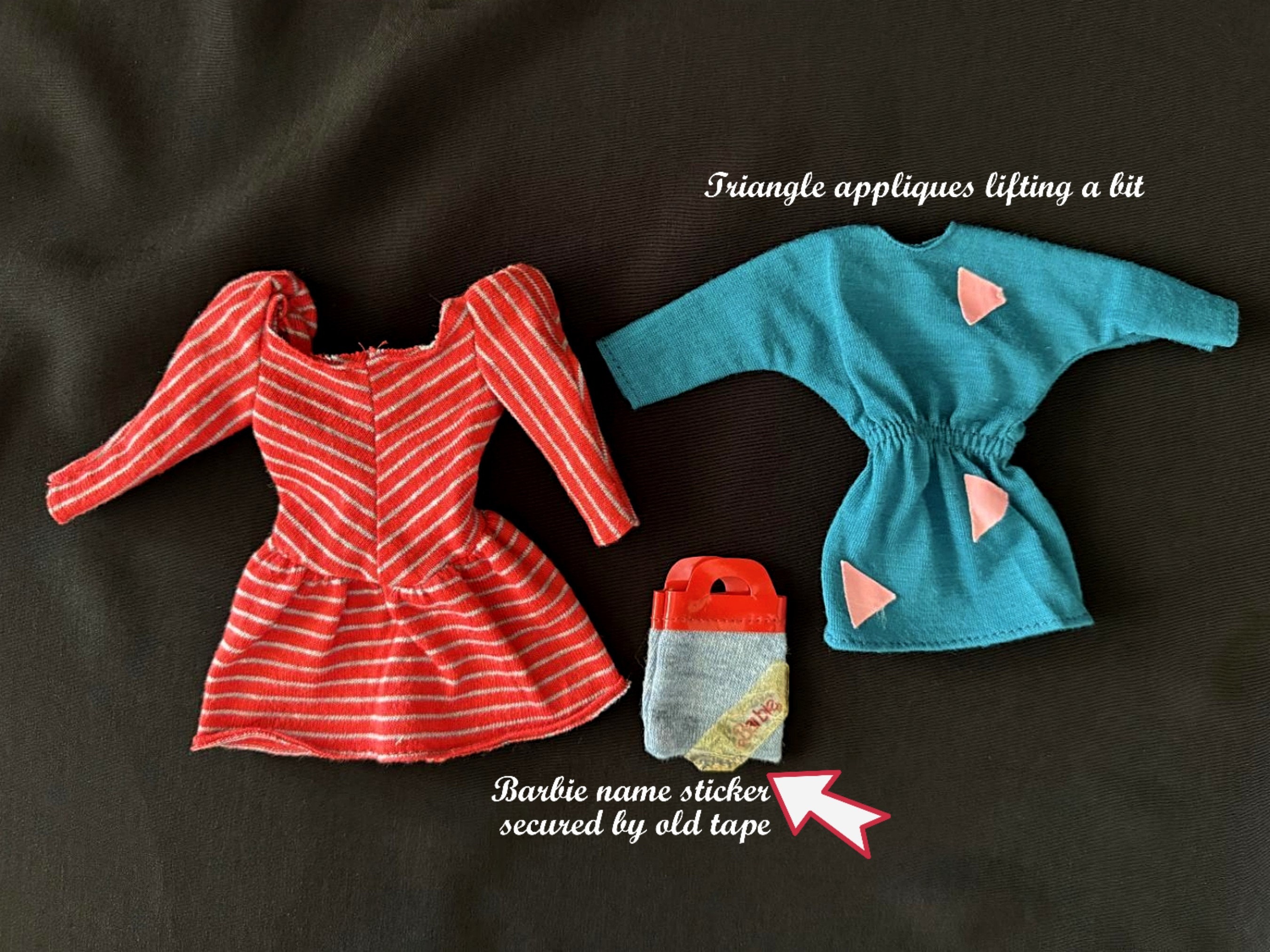 ビンテージ　バービー　洋服 Mattel Barbie lot of Four (4). Vintage. With Outfits. 1998