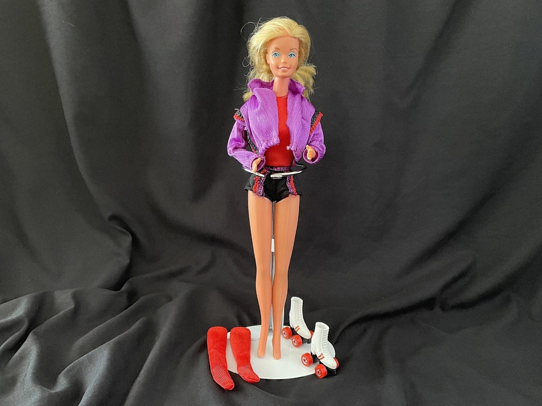 Roller Skating Barbie Doll Nearly Complete Set 80s by Mattel 1880