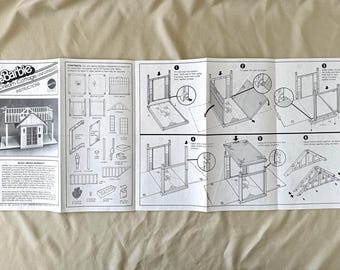 Barbie Dream House Assembly Instructions Lot 80s Barbie