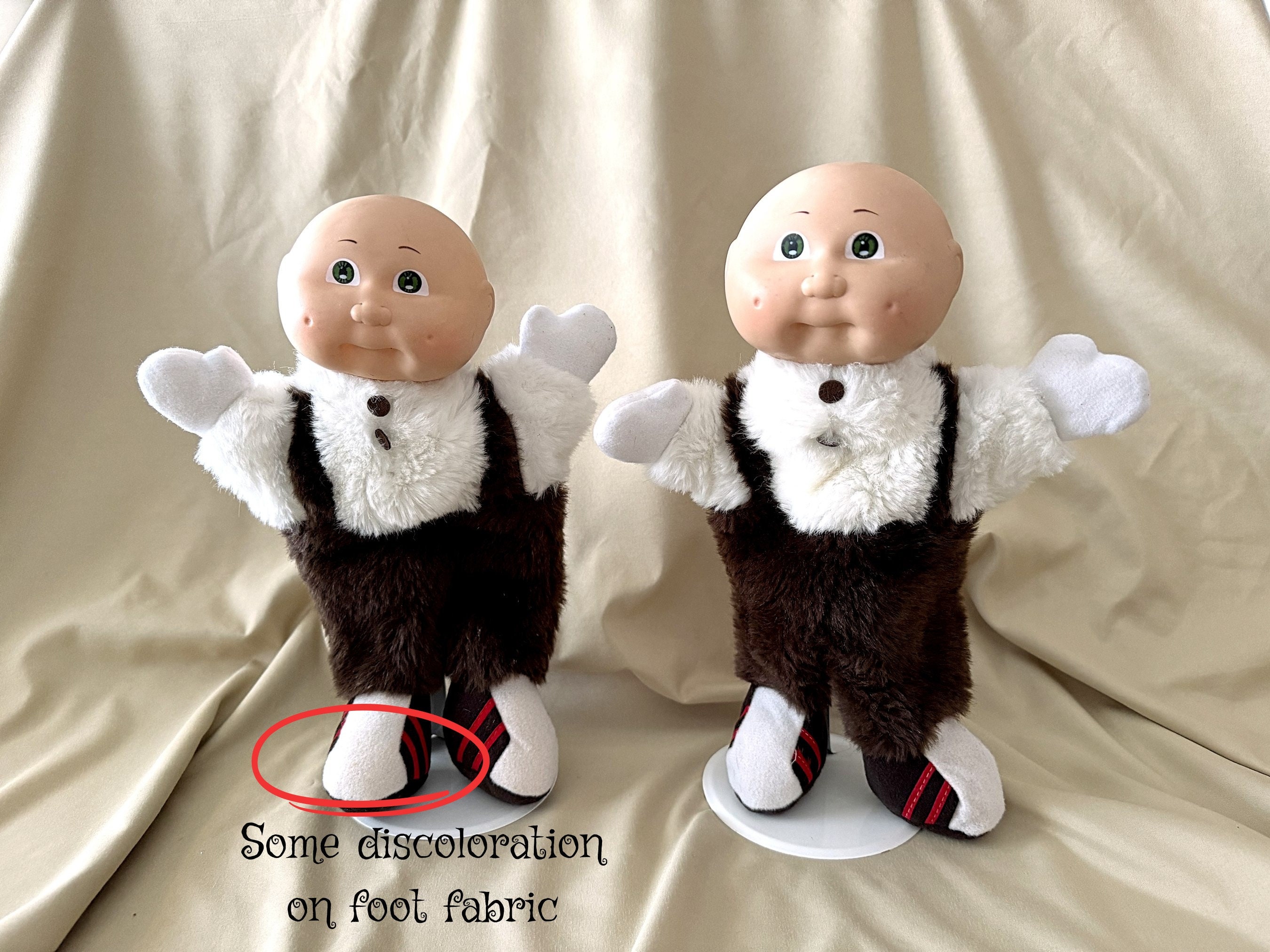 2 Vintage Cabbage Patch Doll Hand Puppets 12 Plushes Soft - Etsy