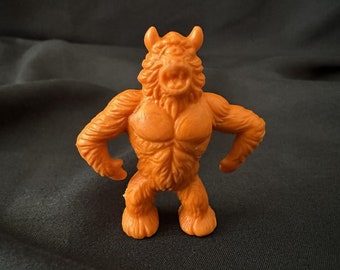 80s Diener Horned Cyclops 2” Orange Hard Rubber Eraser Monster