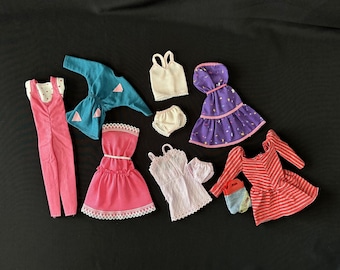 Lot 1980s Genuine Barbie Doll Clothing w Mostly Fashion Fun Series Outfits by Mattel