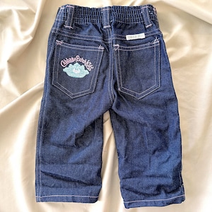 Rare Elkay Cabbage Patch Denim Jean Pants for Child 12M, Fits Little People Soft Sculpture Dolls