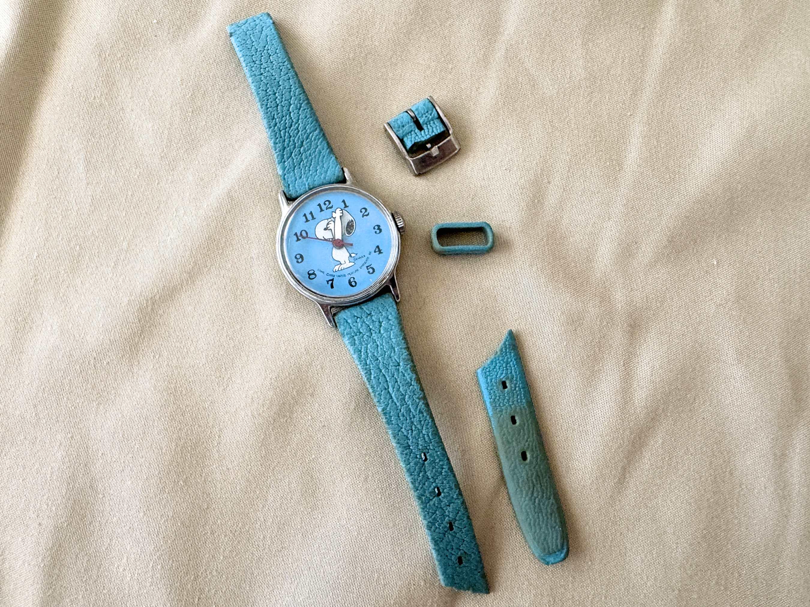 80s Timex Snoopy Peanuts Character Wind-up Analog Wrist