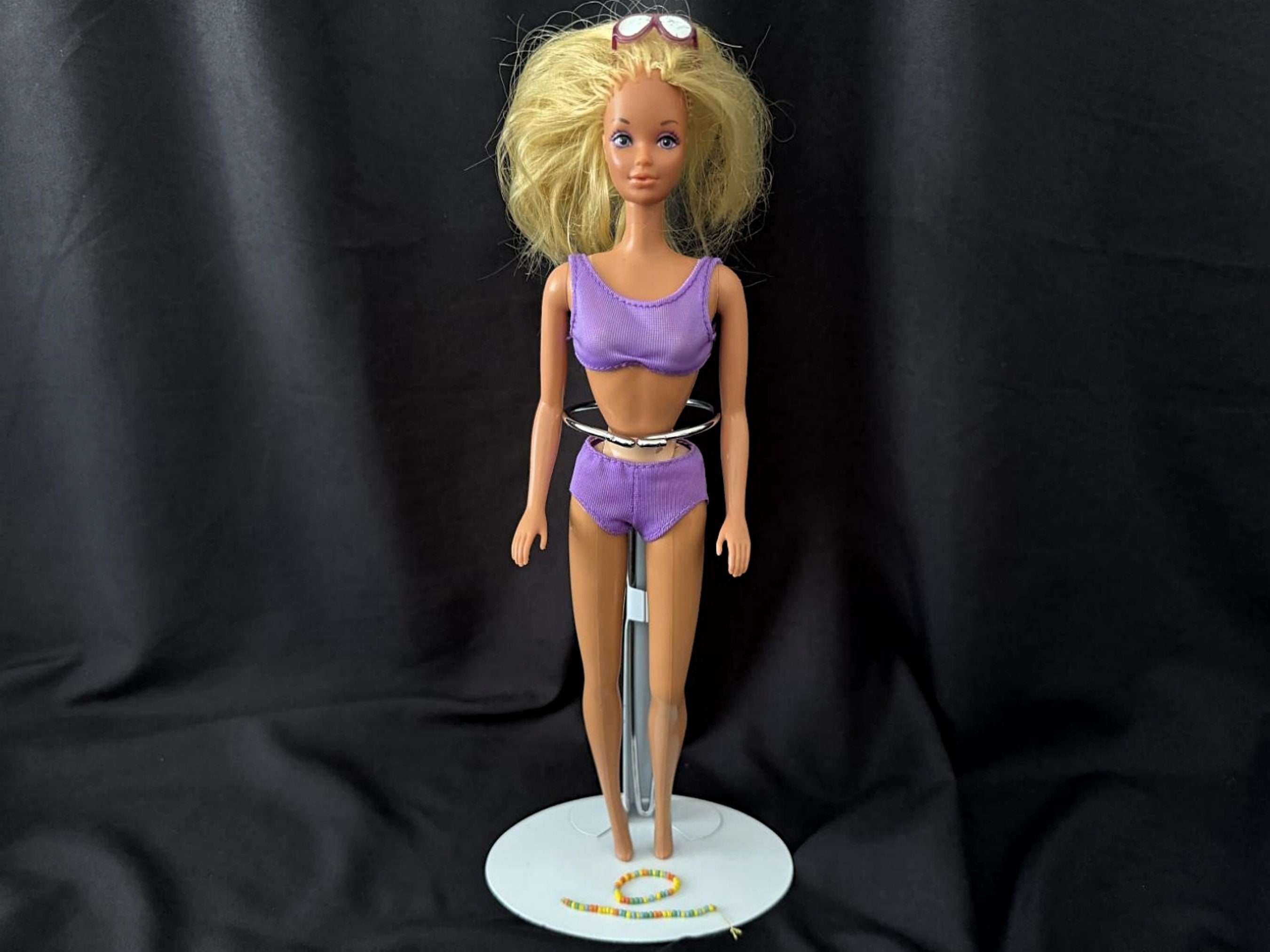 Sun Lovin’ Malibu PJ Peek-A-Boo Tan with Accessories 70s by Mattel #1187  Unboxed