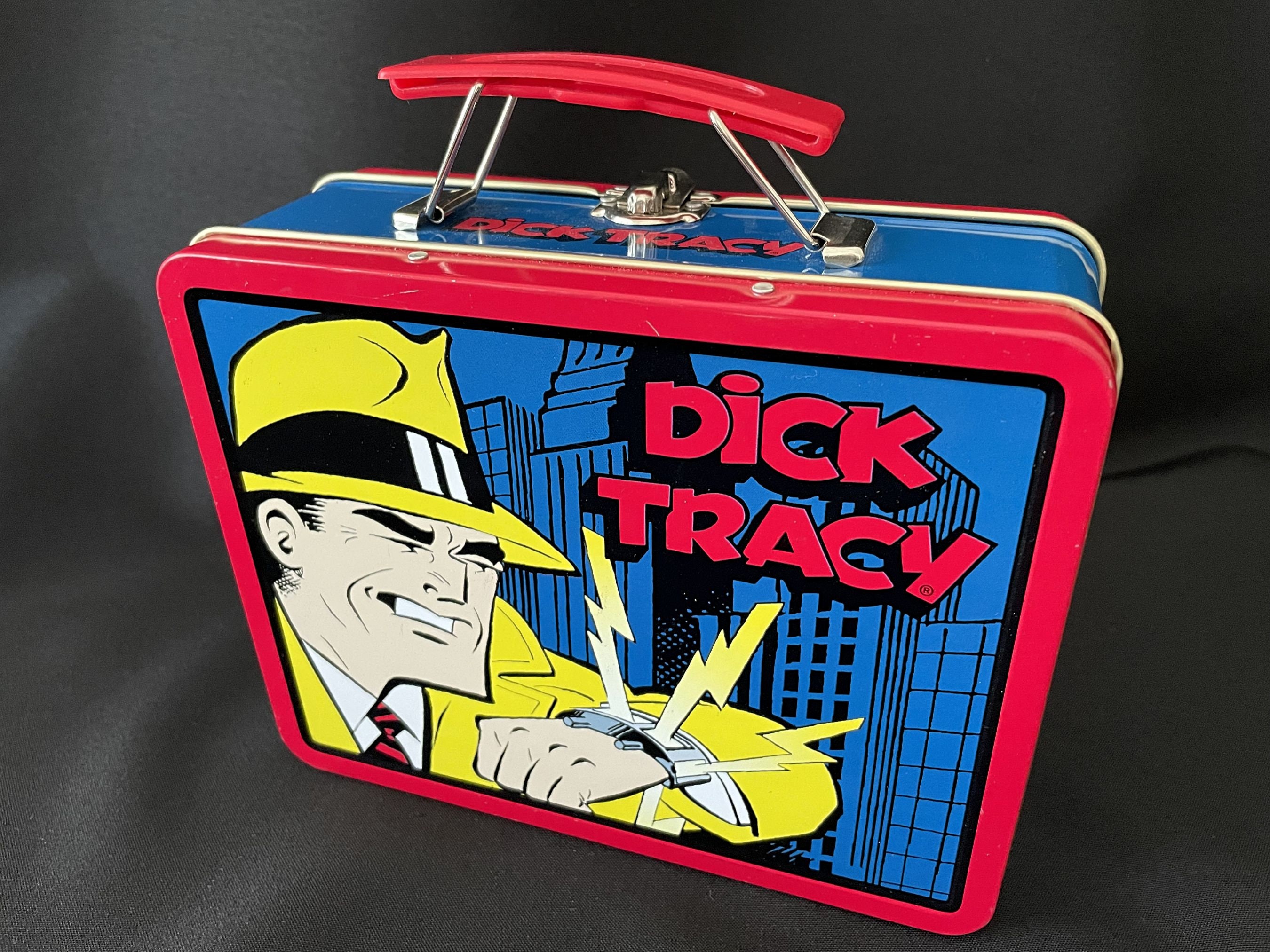 Dick Tracy Limited Edition Tin Metal Lunch Box Candy 1998
