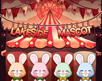 Robbie het konijn-emotes: Silent Hill 3-mascotte: Twitch, Discord, YouTube (digitale png-download