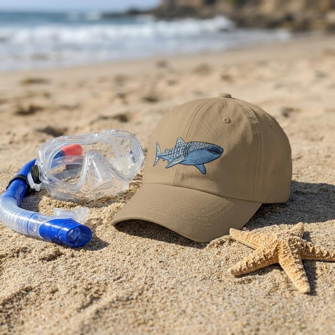 Embroidered Whale Shark Hat – Marine Wildlife Baseball Cap - Etsy