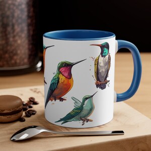 Hummingbird Mug, Hummingbird Coffee Mug, Watercolor Hummingbird, Hummingbird Lover, Birds, Nature