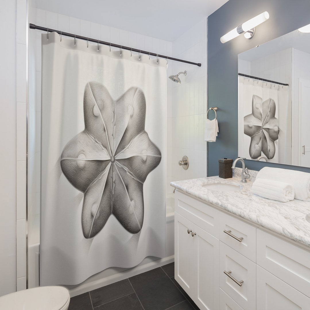 Sand Dollar Shower Curtain Etsy