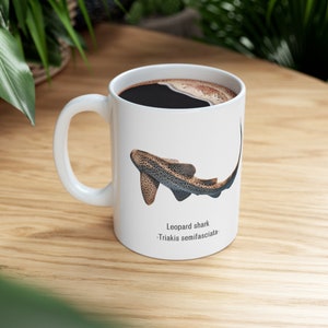 Leopard shark ocean Ceramic Mug 11oz