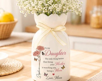 The Only Thing Better Than Being Your Mother Vase, Daughter Flower Vase, New Mom Gift, Mothers Day Gift for Daughter, Daughter Gift from Mom