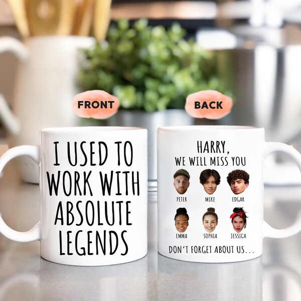 Coworker Retirement Mug, Retired Coworker Gifts,Mug For Retirement, Colleague Leaving Gift, I Used To Work With Legends, Mug For Retirement