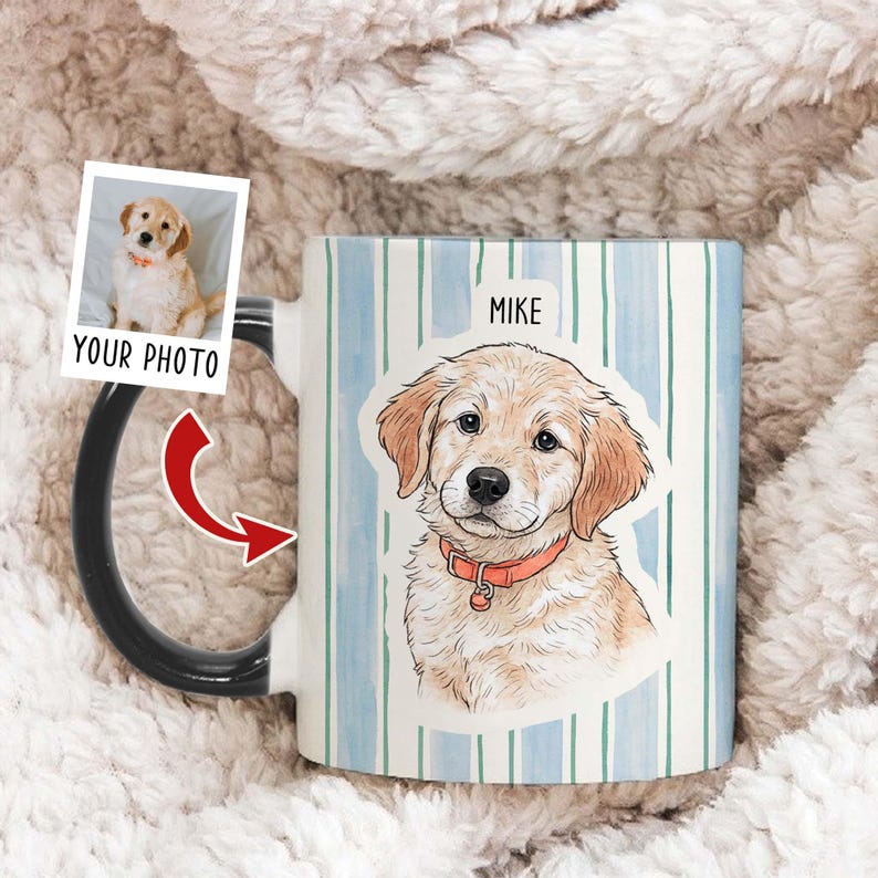 Custom Pet Mug, Custom Dog Mug, Custom Cat Mug, Custom Pet Gifts, Personalized Pet Gifts, Dog Mom Gifts, Cat Mom Gift, Gift for Pet Lover Bild 2